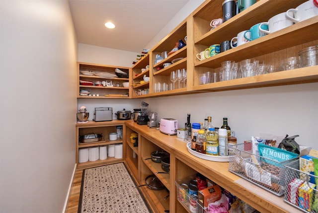 view of pantry