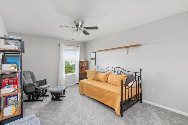 188 Bridgewood Dr, West Des Moines, IA 50266 - carpeted bedroom with baseboards and ceiling fan
