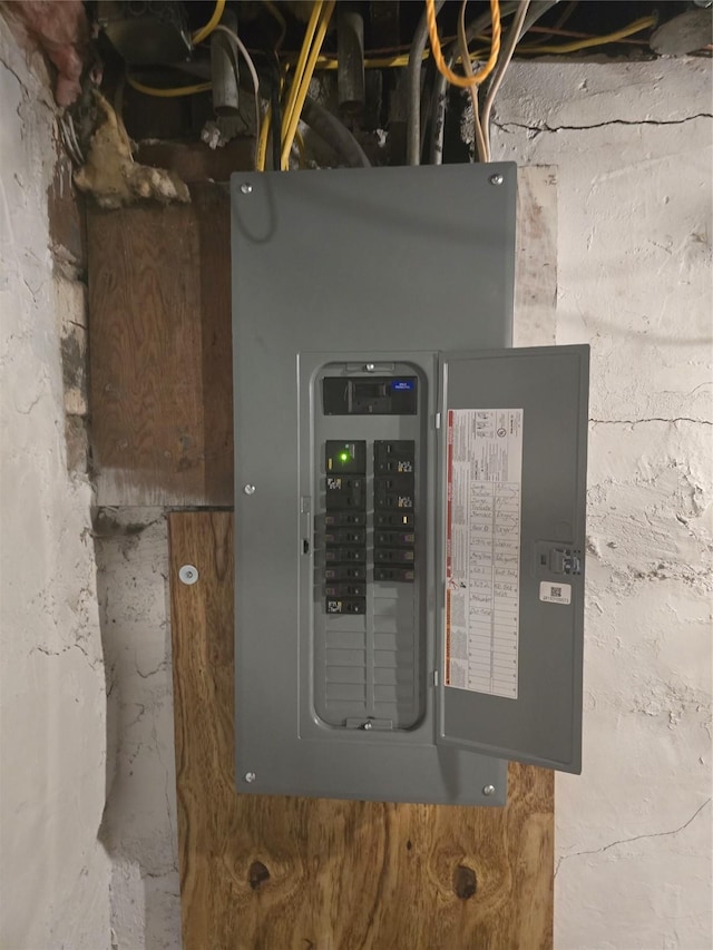 667 46th St, Des Moines, IA 50312 - utility room featuring electric panel