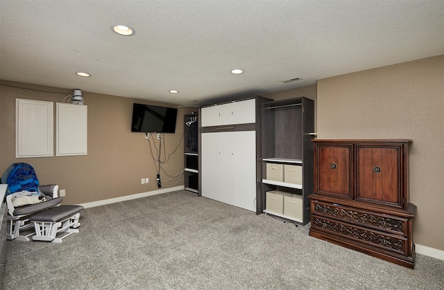 1009 NW Orchard Dr, Ankeny, IA 50023 - interior space with carpet floors, baseboards, recessed lighting, and visible vents
