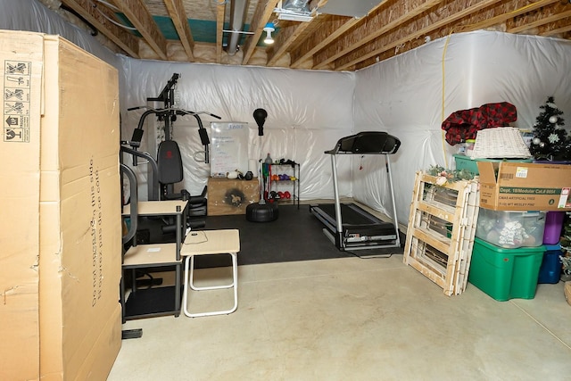 view of storage