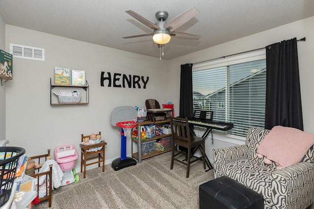 2500 N 7th Ave E, Newton, IA 50208 - office featuring ceiling fan and carpet floors