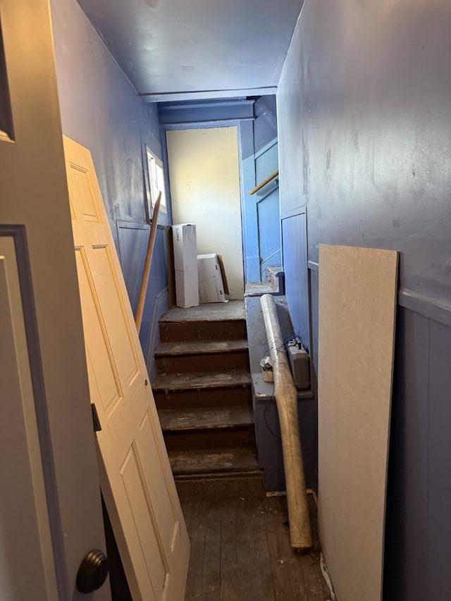 view of stairs