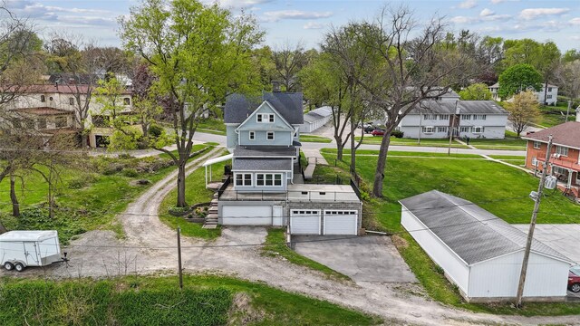 218 E Howard St, Colfax, IA 50054 - aerial view featuring a residential view