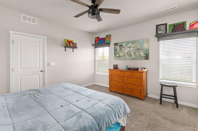 2601 NW 30th Ln, Ankeny, IA 50023 - bedroom featuring visible vents, carpet flooring, and baseboards