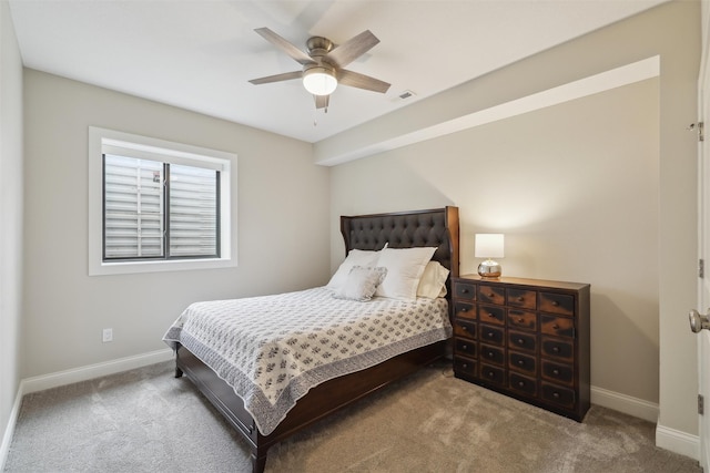 73 Myles Ct, Waukee, IA 50263 - bedroom with baseboards, ceiling fan, visible vents, and carpet