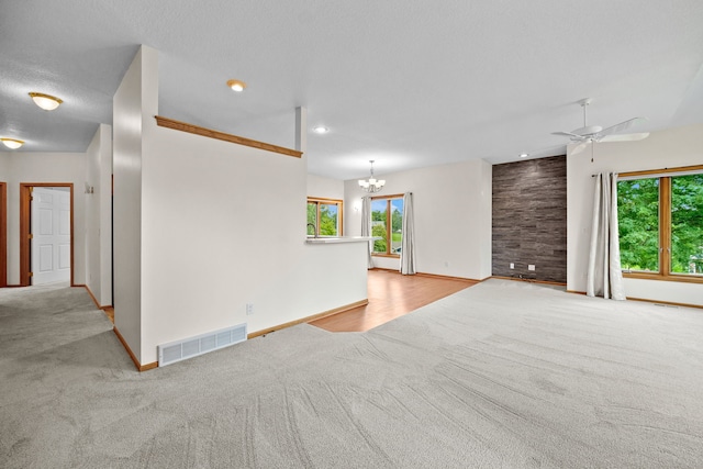 5099 Clover Ridge Rd, Panora, IA 50216 - interior space featuring visible vents, plenty of natural light, baseboards, and carpet floors