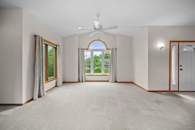 5099 Clover Ridge Rd, Panora, IA 50216 - interior space with baseboards, ceiling fan, and a healthy amount of sunlight