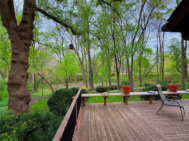 956 55th St, West Des Moines, IA 50266 - view of wooden deck