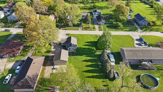 bird's eye view featuring a residential view