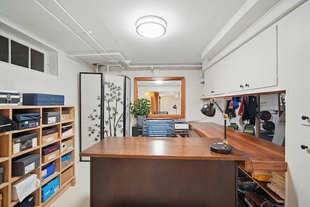 view of office