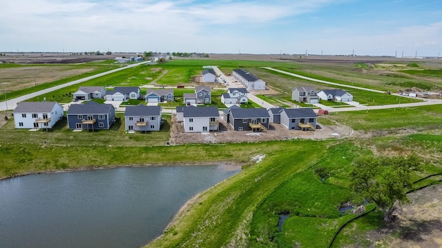 955 11th St, Waukee, IA 50263 - aerial view of residential area with a nearby body of water