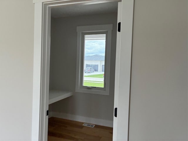 interior space with visible vents