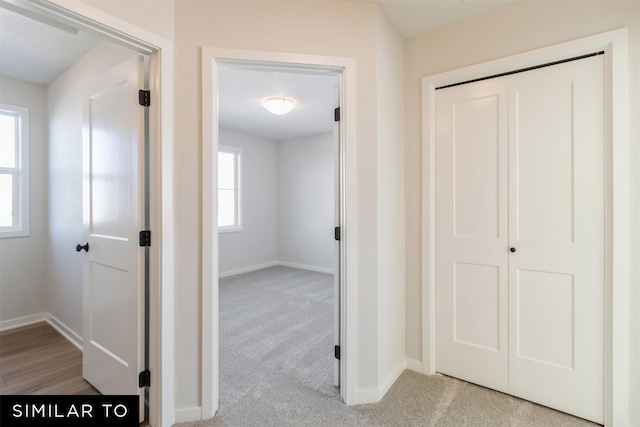 4112 NE 5th St, Ankeny, IA 50021 - hall with baseboards and carpet