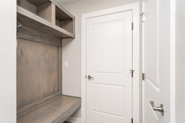 view of mudroom