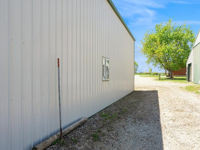 view of side of property