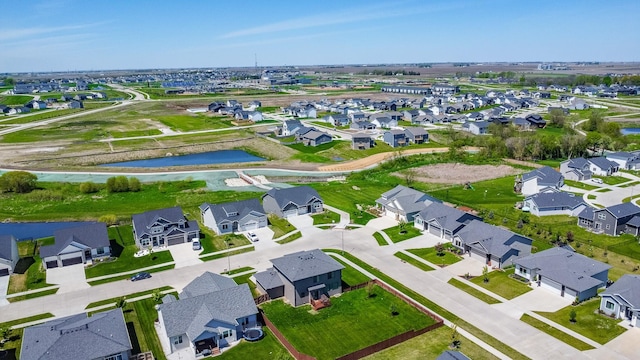 465 NW Gracewood Dr, Waukee, IA 50263 - aerial view of residential area with a large body of water
