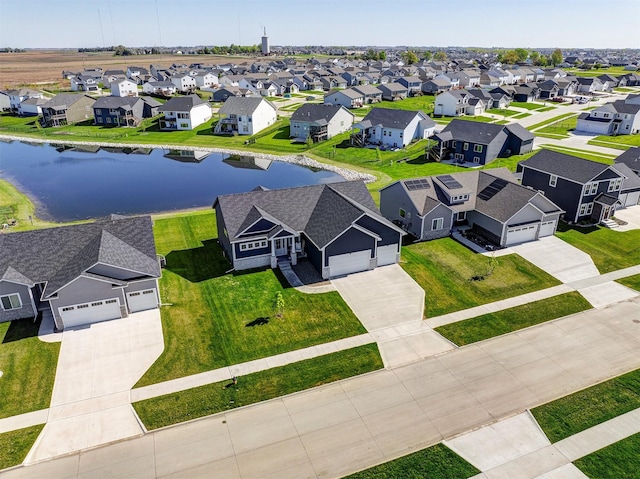 3316 NW 27th St, Ankeny, IA 50023 - aerial view of residential area with a nearby body of water