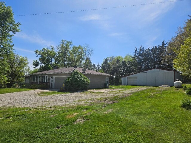 1991 190th Ave, Osceola, IA 50213 - view of grassy yard featuring an outbuilding
