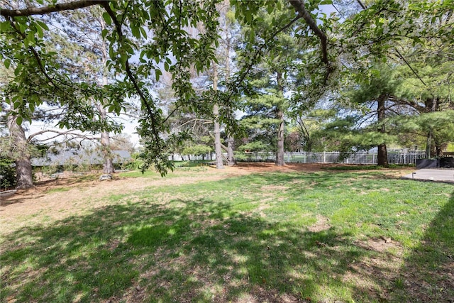 view of yard