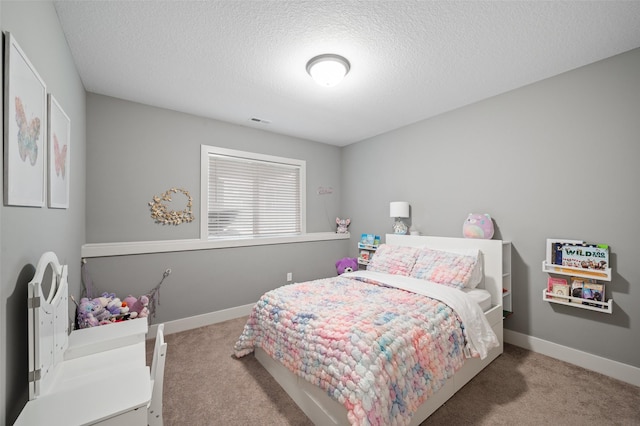 235 Emerson Ln, Waukee, IA 50263 - bedroom featuring carpet, a textured ceiling, and baseboards
