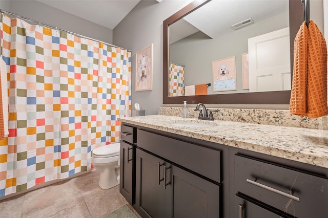 235 Emerson Ln, Waukee, IA 50263 - full bath with toilet, vanity, and curtained shower