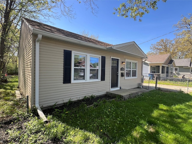 view of bungalow-style home
