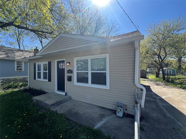 view of front of home