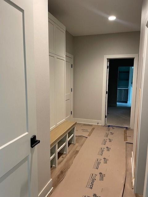 8236 Mahon Ct, Johnston, IA 50131 - mudroom featuring recessed lighting