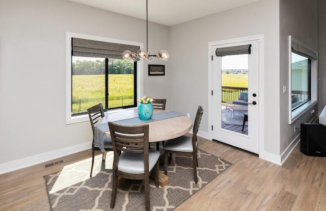 2113 NE Heritage Dr, Grimes, IA 50111 - dining space featuring wood finished floors and baseboards