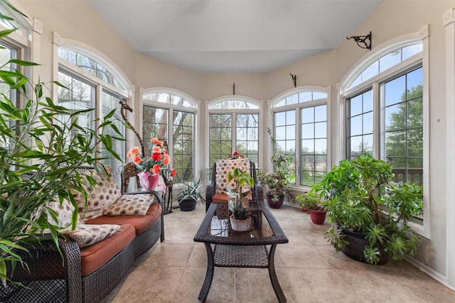 1608 W Lincoln Way, Marshalltown, IA 50158 - sunroom with french doors and high vaulted ceiling