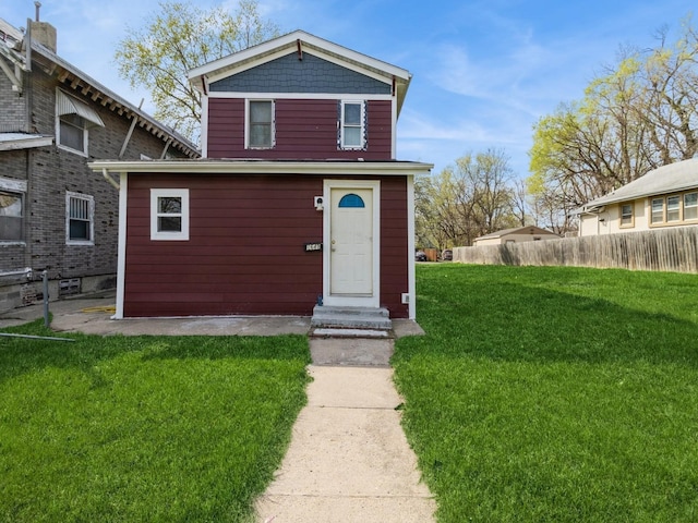 view of front of home