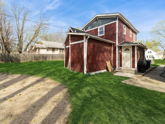 view of rear view of house