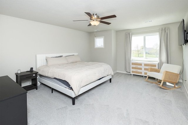1001 Willow Valley Dr, Norwalk, IA 50211 - bedroom featuring carpet, ceiling fan, and baseboards