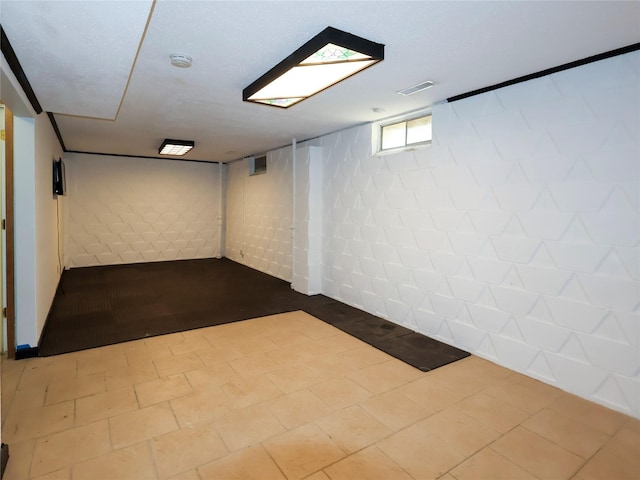 view of basement