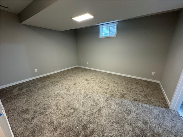 1533 Walker St, Des Moines, IA 50316 - basement with carpet flooring and baseboards