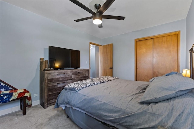 515 Kingman Blvd, Madrid, IA 50156 - carpeted bedroom with a ceiling fan and baseboards
