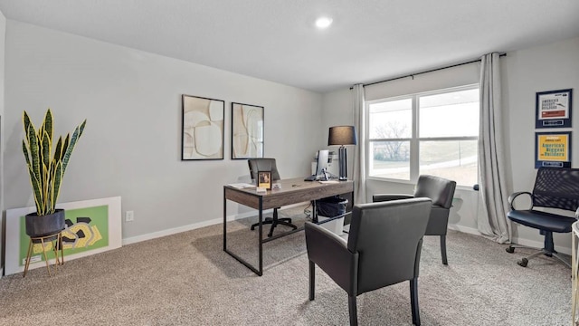 1415 Northview Dr, Waukee, IA 50263 - home office featuring carpet and baseboards