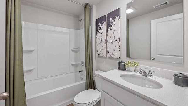 1415 Northview Dr, Waukee, IA 50263 - full bathroom with vanity, toilet, and washtub / shower combination