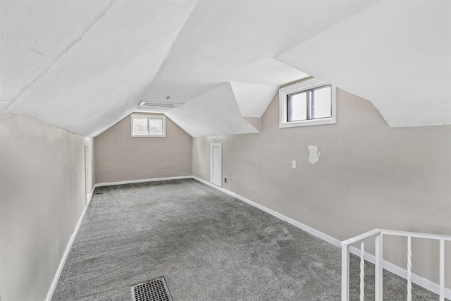 1360 E 9th St, Des Moines, IA 50316 - bonus room with vaulted ceiling and carpet floors
