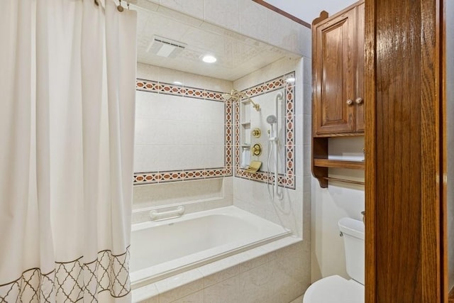 3919 Burr Oak Ln, Ames, IA 50014 - full bathroom with tiled shower / bath and toilet
