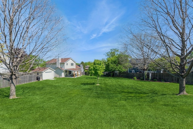 1249 NW 108th Cir, Clive, IA 50325 - view of yard featuring a garage
