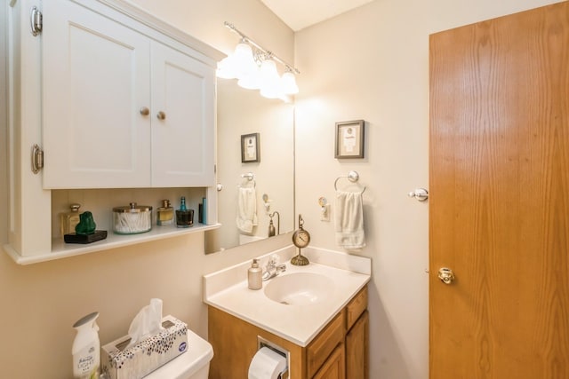 1249 NW 108th Cir, Clive, IA 50325 - half bathroom featuring vanity and toilet