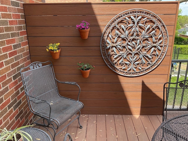 view of deck
