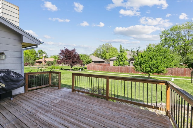 4727 80th Pl, Urbandale, IA 50322 - deck featuring grilling area