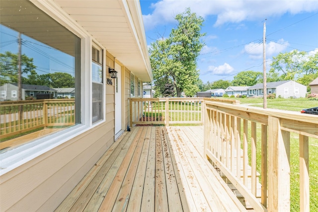 1916 Locust St, West Des Moines, IA 50265 - deck featuring a residential view