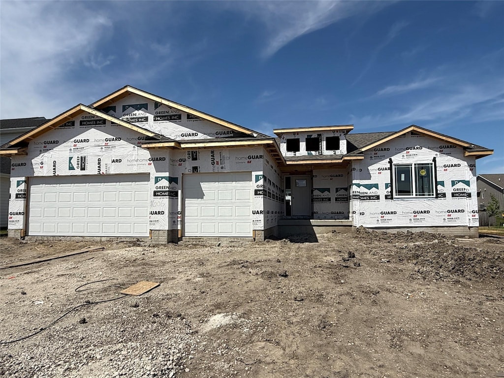 1606 NW Benjamin Dr, Ankeny, IA 50023 - property in mid-construction with driveway and an attached garage