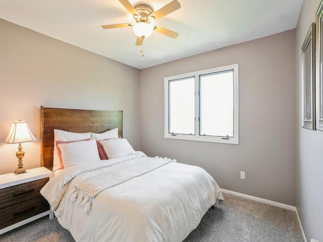 5031 Cherrywood Dr, West Des Moines, IA 50265 - bedroom with carpet flooring, baseboards, and ceiling fan