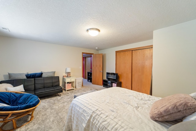 3905 NW 4th St, Ankeny, IA 50023 - bedroom with carpet flooring, a closet, and a textured ceiling