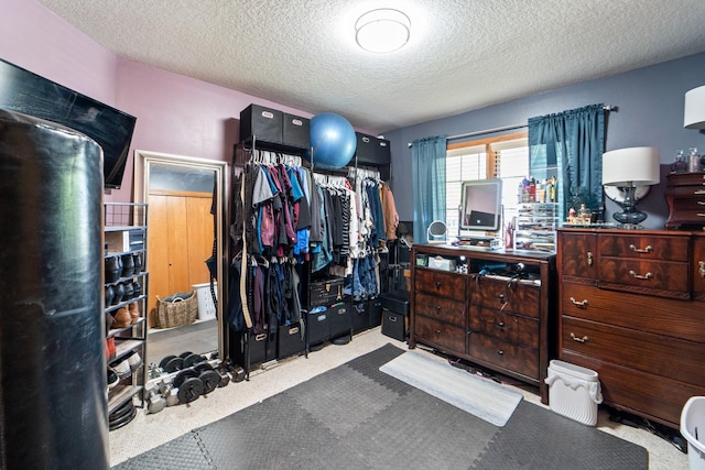 3905 NW 4th St, Ankeny, IA 50023 - carpeted bedroom with a textured ceiling and a closet
